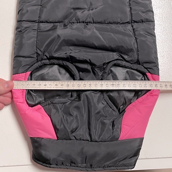 Dog Jacket Black and Pink - Picture 4 of 5